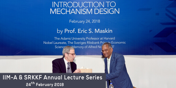 IIM-A & SRKKF Annual Lecture Series